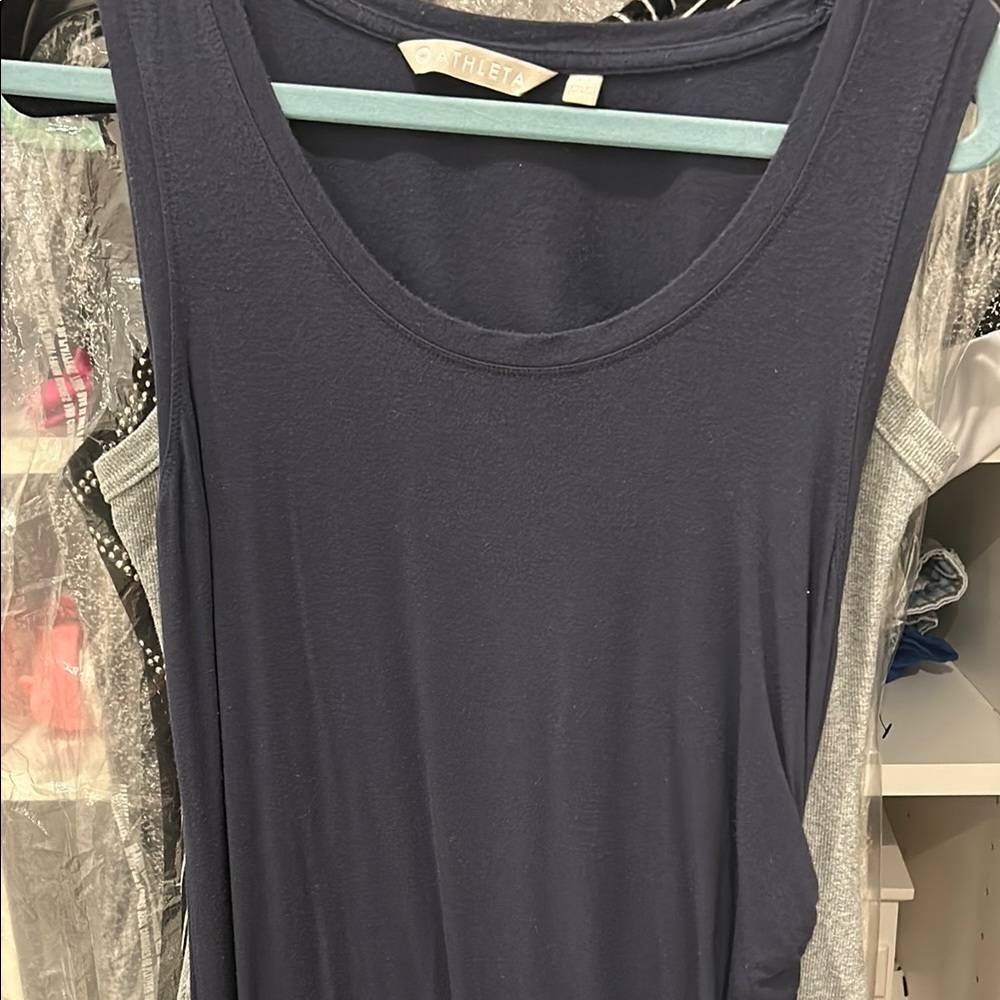 Athleta Women's Navy midi dress